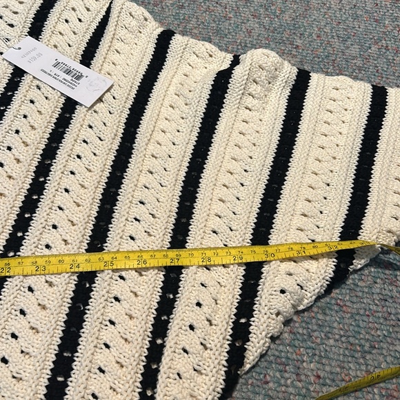 NWT bichop+young 100% cotton Brooke Chevron Stripe Sweater size Large - Picture 9 of 14